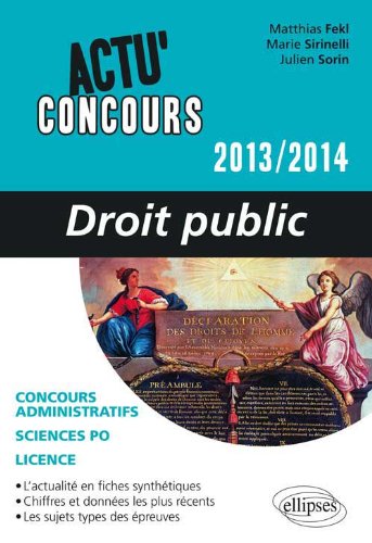 Droit public, 2013-2014