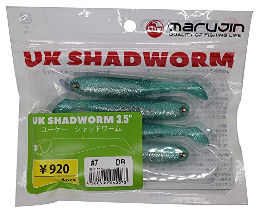 Marujin(マルジン) ルアー UKシャッドワーム 3.5インチ #07 DBデイブルーの商品画像