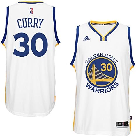 Mens Curry White #30 Pro Quality Athletic Basketball Jersey Swingman Home XL