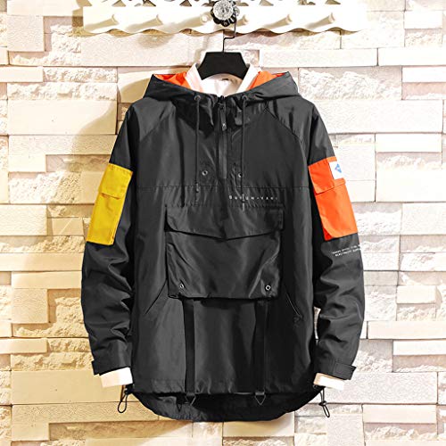 MIS1950s Lightweight Hoodie Pullover Men's Mountain Jacket Ski Coat Windproof Outerwear - Thumbnail 5