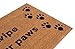 BIRDROCK HOME Wipe Your Paws Coir Doormat - Natural Fibers Outdoor Mat - Decorative Dog Design for Entryway, Porch, Patio, Garage - Keeps Floors Clean - Durable Front Door Mat for Home - 18x30 Inch