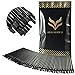 Hunputa 100PCS Pro Disposable MakeUp Lip Brush Lipstick Gloss Wands Applicator Make Up (Black)