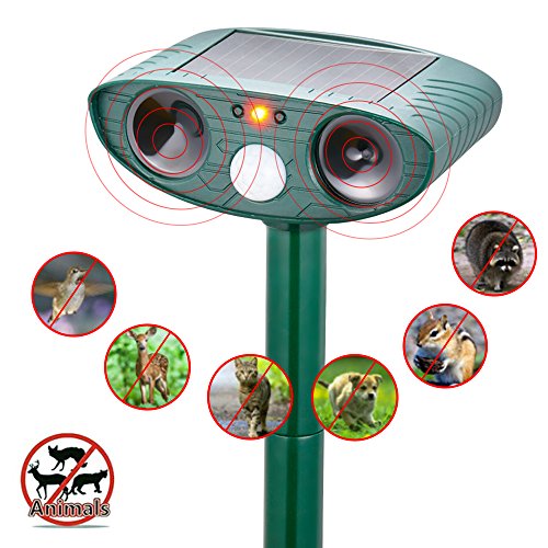 Ultrasonic Dog Repellent, Solar Animal Repeller with Motion Activated, Outdoor Waterproof Yard, Garden, Lawn Repellent for Dogs, Cats Ultrasonic Dog Repellent, Solar Animal Repeller with Motion Activated, Outdoor Waterproof Yard, Garden, Lawn Repellent for Dogs, Cats