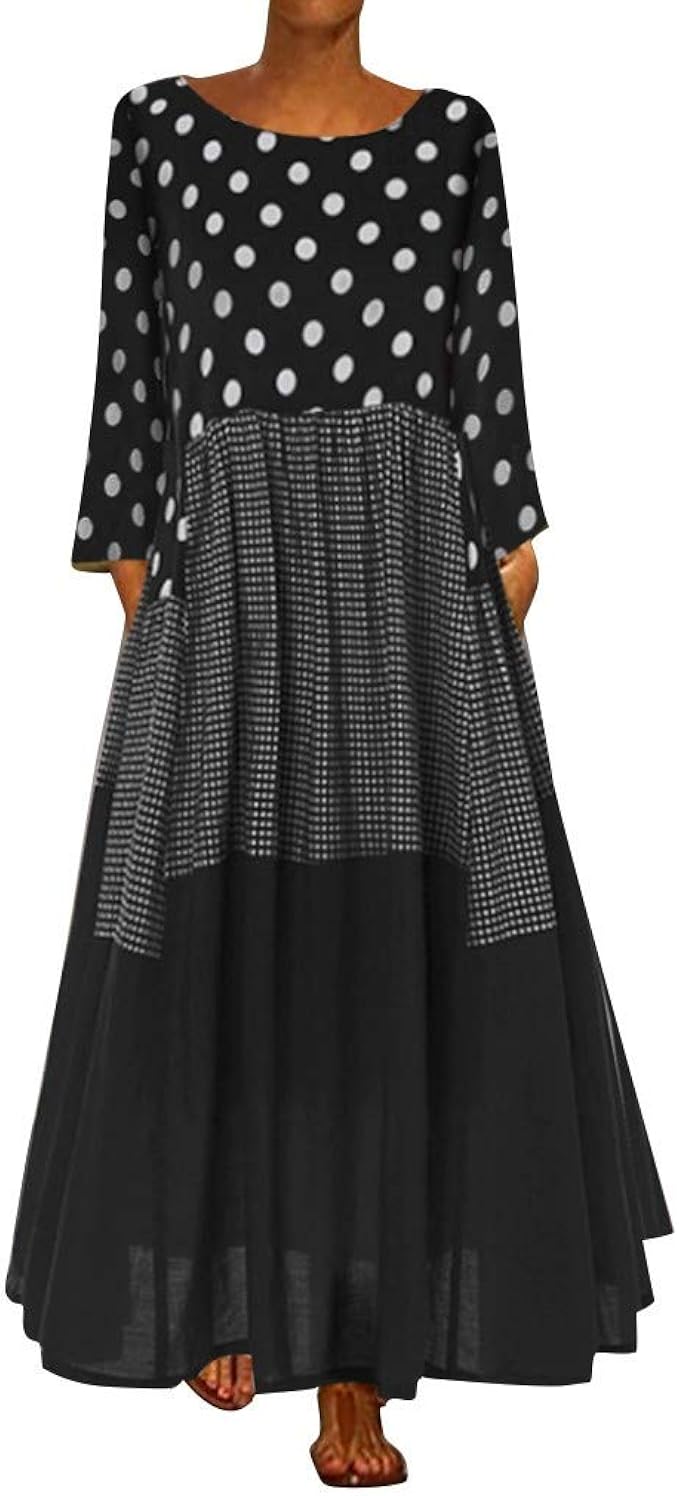 long sleeve black dress plus size