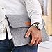 MoKo 12 Inch Laptop Felt Sleeve Bag, Protective Case Cover Fit Tab S8+ 12.4
