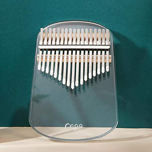 Alician 17 Keys Clear Kalimba Portable Thumb Piano Acrylic Mbira Keyboard Finger Musical Instruments Big Skirt Electronic Accessories - Thumbnail 7