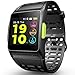 GPS Running Watch, Smart Watch Fatigue Analysis Heart Rate/Sleeping/Fatigue Monitor IP67 Waterproof Fitness Tracker with Multi-Sports Mode Message Notifications Color Touch Screen For Android and IOS