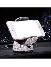 Bestbling - Soporte de coche universal para iPhone X 8 Plus 7 Plus SE 6s 6 Plus 6 5s 5 4s 4 (plata)