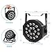 Battery Par Can Light - 18W 18LEDs RGB DJ Par Light Rechargeable Stage LED Par Sound Activated Auto Play by Remote DMX Control Uplighting for Events Music Dance Live Show Wedding Party Church
