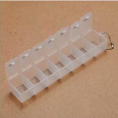 Weekly Medicine Storage Organizer Container Case 7 Day Tablet Pill Box Holder