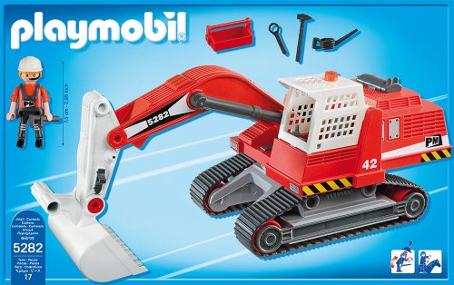 PLAYMOBIL 5282 - Großer Kettenbagger – Bild 4