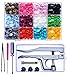 KAM Snaps Starter Kit - 300 Set Snaps for Clothing with KAM Pliers