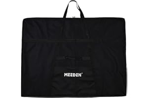 MEEDEN Art Portfolio Case 18"x 24"- Waterproof, 600D Oxford Cloth, Art Portfolio Bag Black, Portfolio Folder for Artwork for 