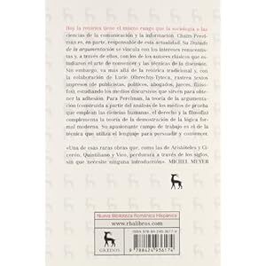 1: Tratado de la argumentación / Treaty of argumentation: La Nueva Retórica / the New Rhetoric (Spanish Edition)