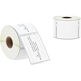 BETCKEY - Compatible DYMO 30324 (2-1/8" x 2-3/4") Multipurpose Labels, Perforated, Compatible with DYMO Labelwriter 450, 4XL, NOT Fit 550 & 5XL [2 Rolls/800 Labels]