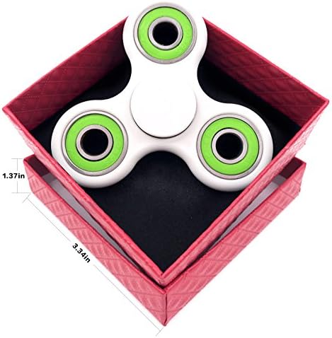 RXS Fidget Spinner Fingertip Gyro Hands Toy Stress Reducer Ultra Durable Perfect For ADD, ADHD, Anxiety, and Autism Adult Children