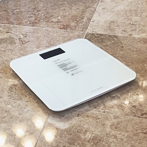 Innotech Digital Bathroom Scale with Easy-to-Read Backlit LCD