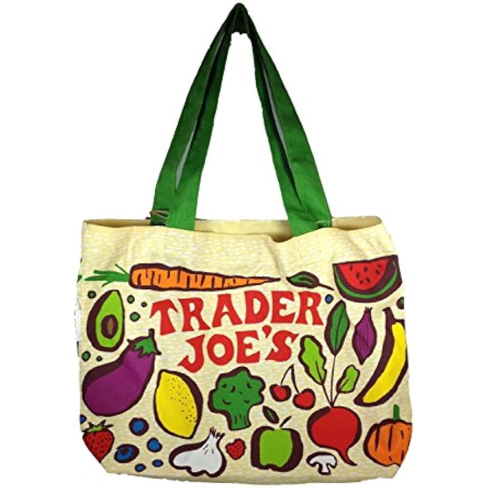 Trader Joe's Heavy Duty Cotton Canvas "Fresh Produce" Bag EcoFriendly