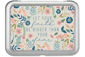 Karma Sentiment Note Taking Prayer Box - Encouraging Notes, Faith Bigger Than Fear