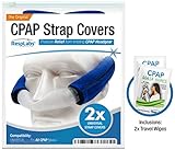 RespLabs CPAP Headgear Strap Covers - Universal Mask Pads | Extremely Comfortable Soft Fleece Cushion [2 Pack]