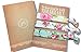 Jeune Marie 6 Pack Floral Ribbon Hair Ties KIT No Crease Elastics Handtied Ouchless Ponytail Holders Hair Band Bracelet Favors for Bachelorette Parties, Bridal Showers, and More! (6 Pack, Floral)