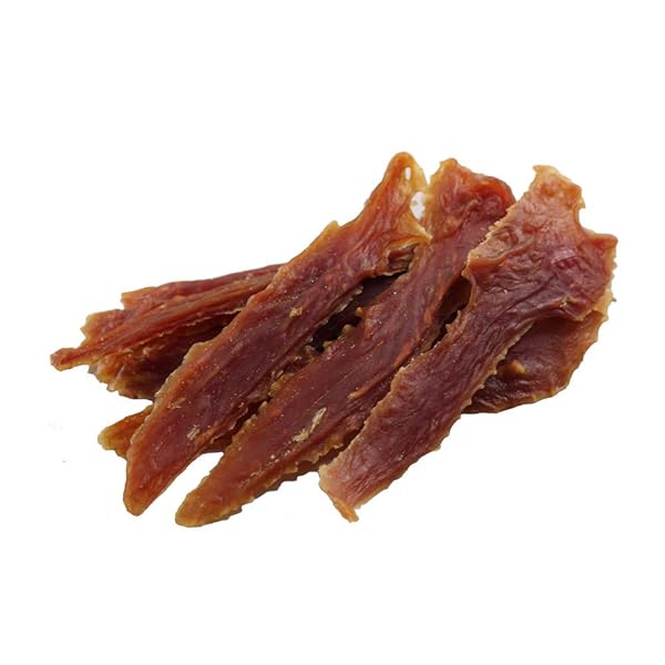 AMAZON BRAND – SOLIMO DUCK JERKY DOG TREATS,2 POUNDS