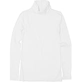 J.Crew Mercantile Women's Long Sleeve Tissue Turtleneck T-Shirt, White