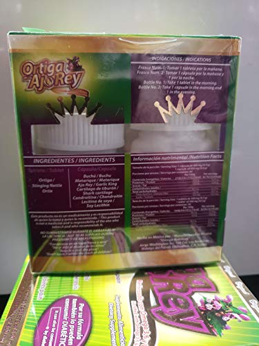 ortiga mas ajo rey with omega 3