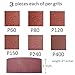 M-jump 18 PCS 3 x 21 inch Aluminum Oxide Sanding Belt Kit-Include 3 Each of 60 80 120 150 240 400 Grits-Premium Sandpaper Sander Belt for Portable Belt Sander