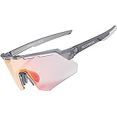 ROCKBROS Photochromic Cycling Glasses for Men Running Glasses for Women Mountain Bike Sunglasses