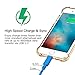 Cambond iPhone Cord 3 Pack, 8 Pin Lightning Cable Durable Stepped Apple Certified Cord for iPhone 7/7 Plus, iPhone 6s / 6s Plus, iPhone 6/6 Plus, iPhone 5s 5c 5 (Blue + Peach + Green 10ft)