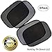ComfoBee Upgraded Car Window Sun Shade No Suction Cups Needed - Block UV Rays from Sun - Skin Protection for Kids, Pets, and Humans - Keep Your Car Cool - Easy Installation (Sides)