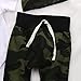 Urkutoba 3PCS Newborn Baby Boys Cute Letter Print Romper+Camouflage Pants+Hat Outfits Set (0-6 M, White)