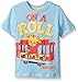 Daniel Tiger's Neighborhood Little Boys' Toddler Short Sleeve Daniel T-Shirt, Light Blue Heather, 4T