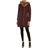 Cole Haan Women's Taffeta Quilted Down Coat With Hood