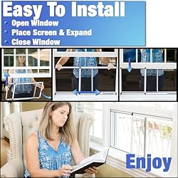 Fenestrelle Expandable Window Screen - Horizontal