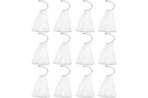 Beaupretty 30pcs Drawstring Mesh Soap Bags Portable Lightweight Home Accessory for Travel Family Bathing