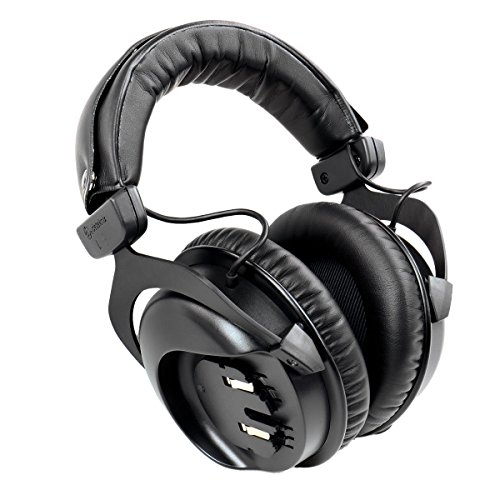 Quest 1V_1702.1000 HD Headphones for XP Deus, Black