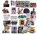 100 pcs Friends tv Show Themed Creative DIY Stickers Funny Decorative Cartoon for Cartoon PC Luggage Computer Notebook Phone Home Wall Garden Window Snowboard