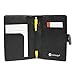 JAVOedge Mint/Black Two Tone Color RFID Blocking Passport Snap Closure Case with Pen Holder and 2 Matching Luggage Tags