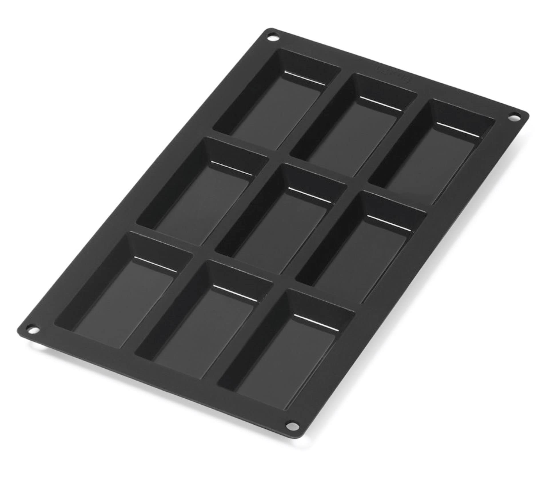 Lékué 9 Cavity Gourmet Financier Mould, Black