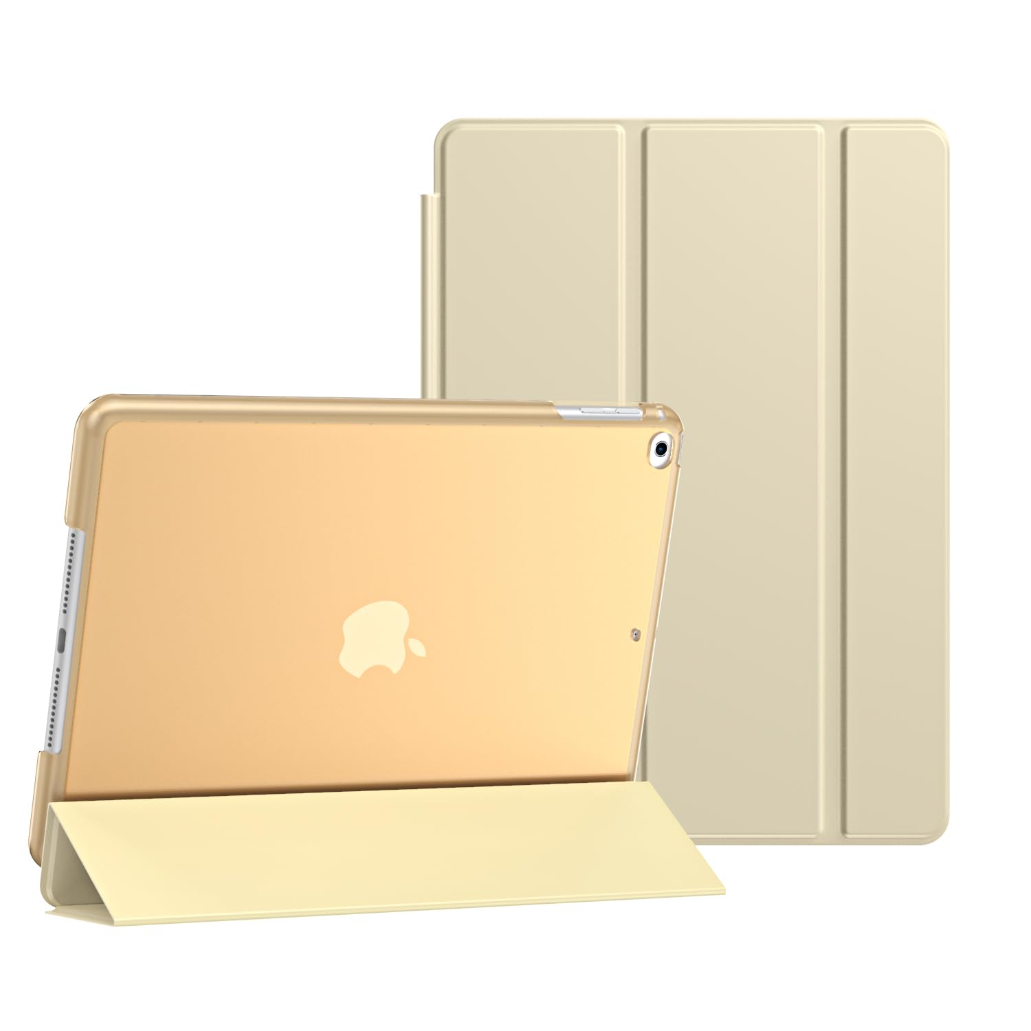 Case For Apple iPad Mini 4th Generation (2015) and For Apple iPad Mini 5th Generation (2019) Smart Magnetic Stand Cover with Auto Wake/Sleep (Gold)