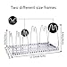 Lifewit Adjustable Pan Rack Pot Lid Holder, Cookware Bakeware Holder for Cabinet Worktop Storage, 18/10 Stainless Steel