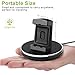 EPULY Compatible with Fitbit Charge 3 Charger with watch bands ,Charging Stand Dock with 3 ft Fast Charging Cable for Fitbit Charge 3/ Charge 3 SE Smart Watch Dark Blue