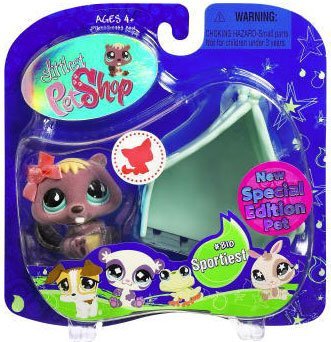Littlest Pet Shop Beaver With Tent #810
