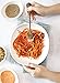 Teocera Wide and Shallow Porcelain Salad and Pasta Bowls Set of 6-24 Ounce Microwave and Dishwasher Safe Serving Dishes, Matte White