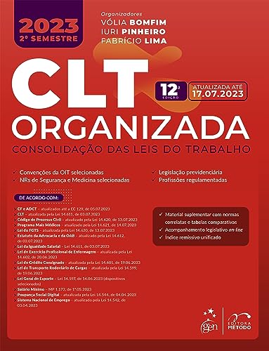 CLT Organizada - Consolidação das Leis de Trabalho