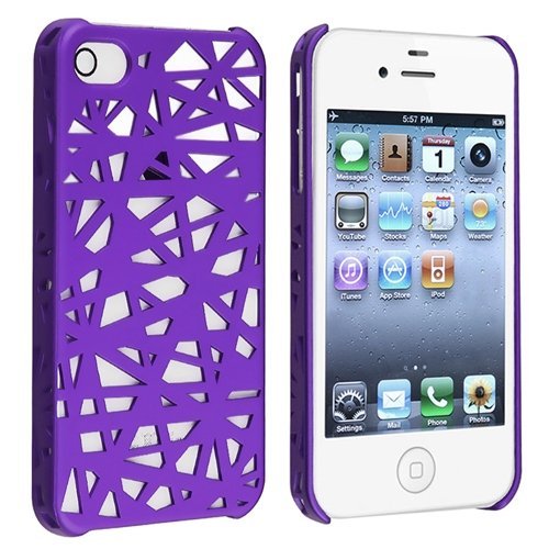 Newstore Purple Bird Nest Rear Hard Skin Protector Case Cover For Apple iPhone 5/5S