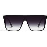 OSAGAMA Luxury Square Sunglasses for Women Men Unisex Lightweight Trendy Flat Top Sun Glasses Shades