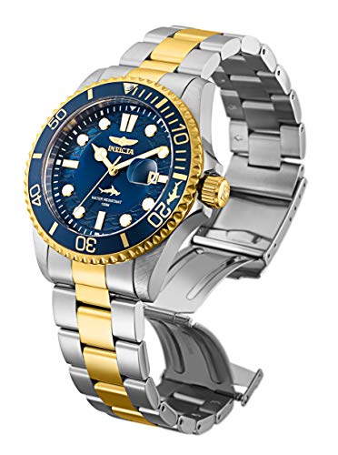 Invicta-Mens-Pro-Diver-Quartz-Watch-with-Stainless-Steel-Strap-Two-Tone-22-Model-30021
